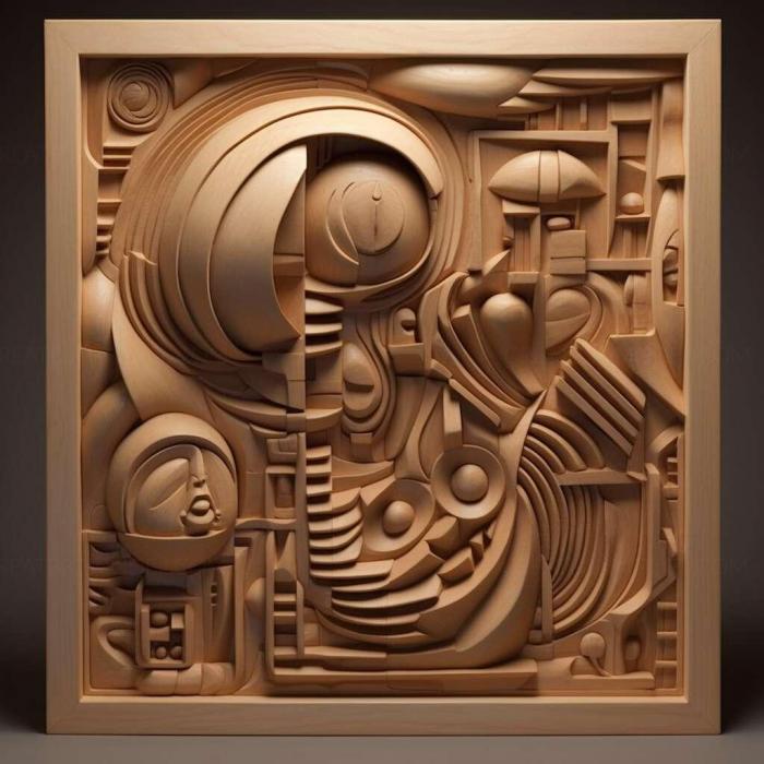 نموذج ثلاثي الأبعاد لآلة CNC 3D Art 